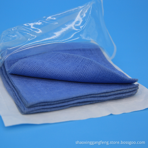 Tepi terlipat X-ray Medical Absorbent Cotton Gainwal SWAB